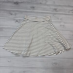 C&A Here There Stripe Skater Skirt Youth US 10 No Tag Y2K Retro